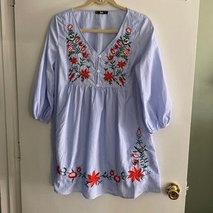 Embroidered ladies L